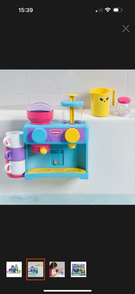 Zabawka do wody - ekspres do kawy