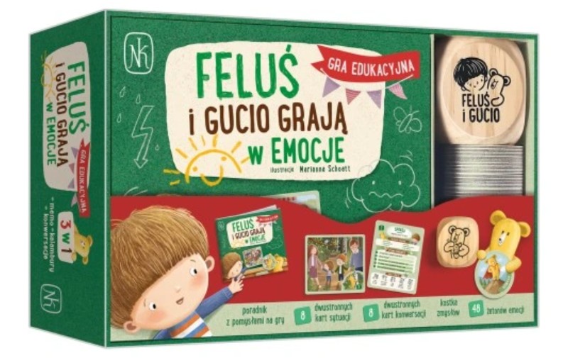 gra planszowa felus i gucio graja w emocje nasza ksiegarnia