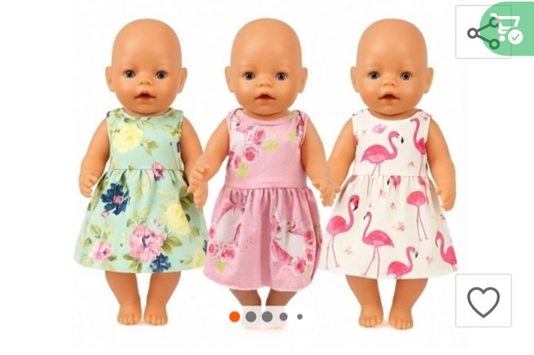 Ubranka dla lalki Baby Born