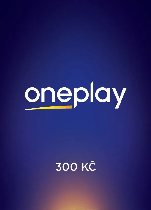 Oneplay předplacená karta v libovolné hodnotě od 300,- Kč