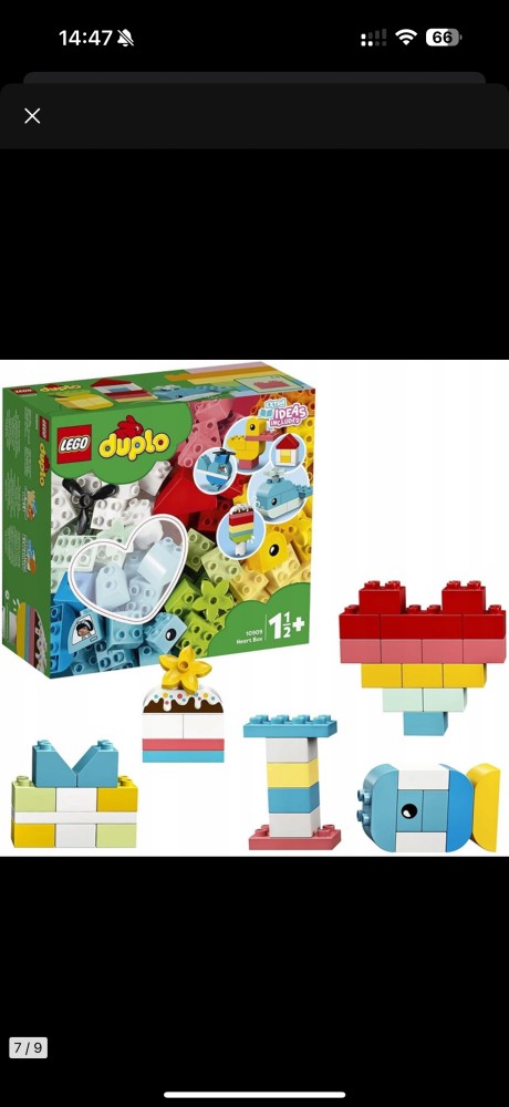 LEGO Duplo 10909 Pudelko z serduszkiem