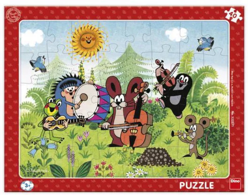 Puzzle Krtek a kapela