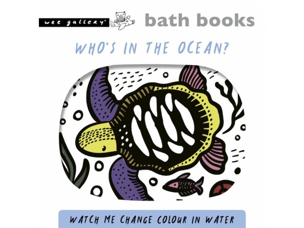 Wee Gallery Colour me knížka do vody oceán