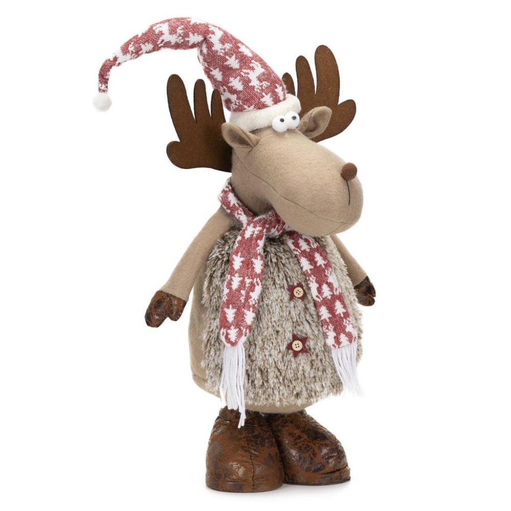 SPRINGOS Vianočný sob 74 cm s teleskopickými nohami – figúrka pod stromček CA1484 - tufi.sk