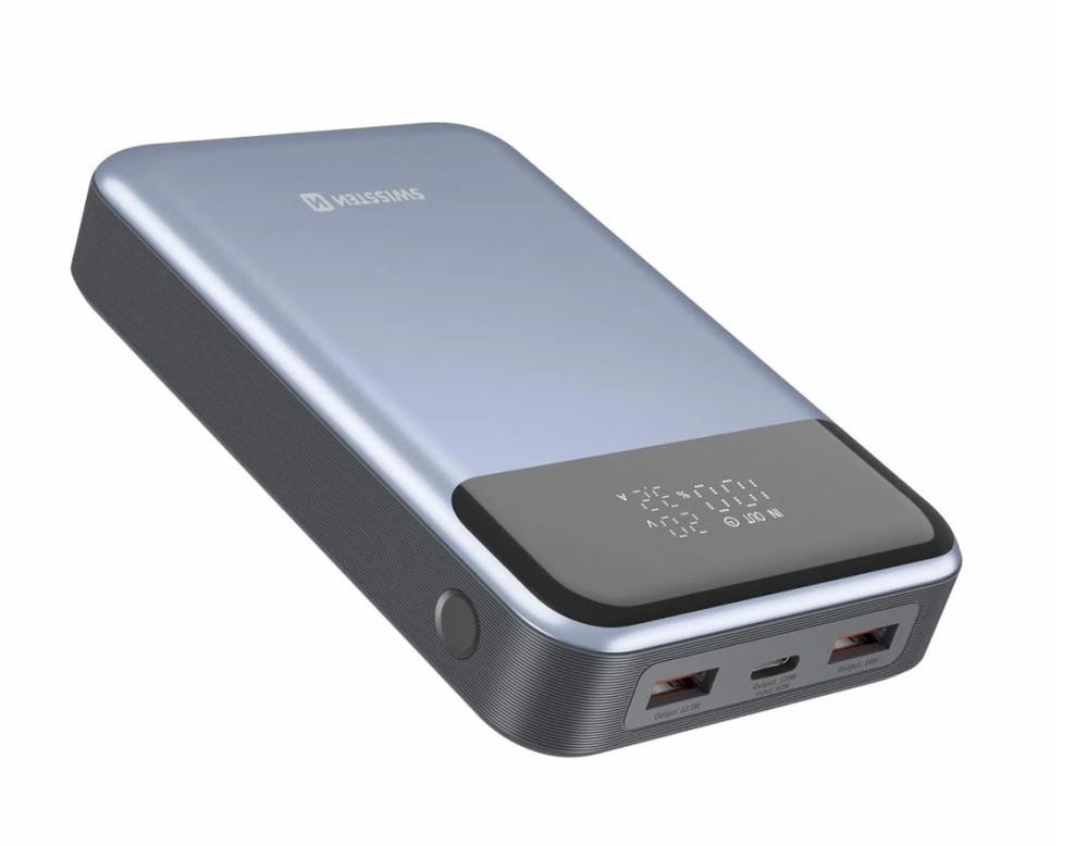 Swissten Power Bank 20 000 mAh 100W Power Delivery pro notebooky