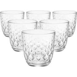 Bormioli Rocco 6dílná sada sklenic Glit, 300 ml