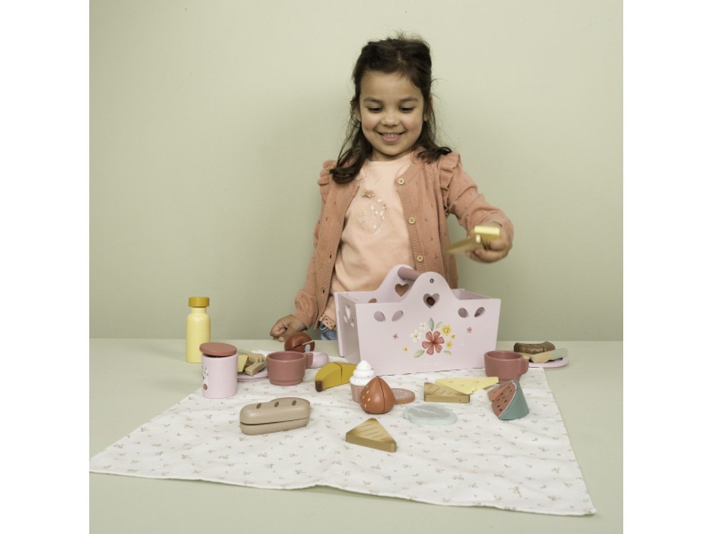 Little Dutch Sada na piknik dřevěná