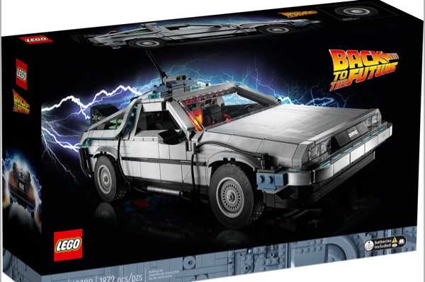 LEGO DeLorean z Návratu do budoucnosti