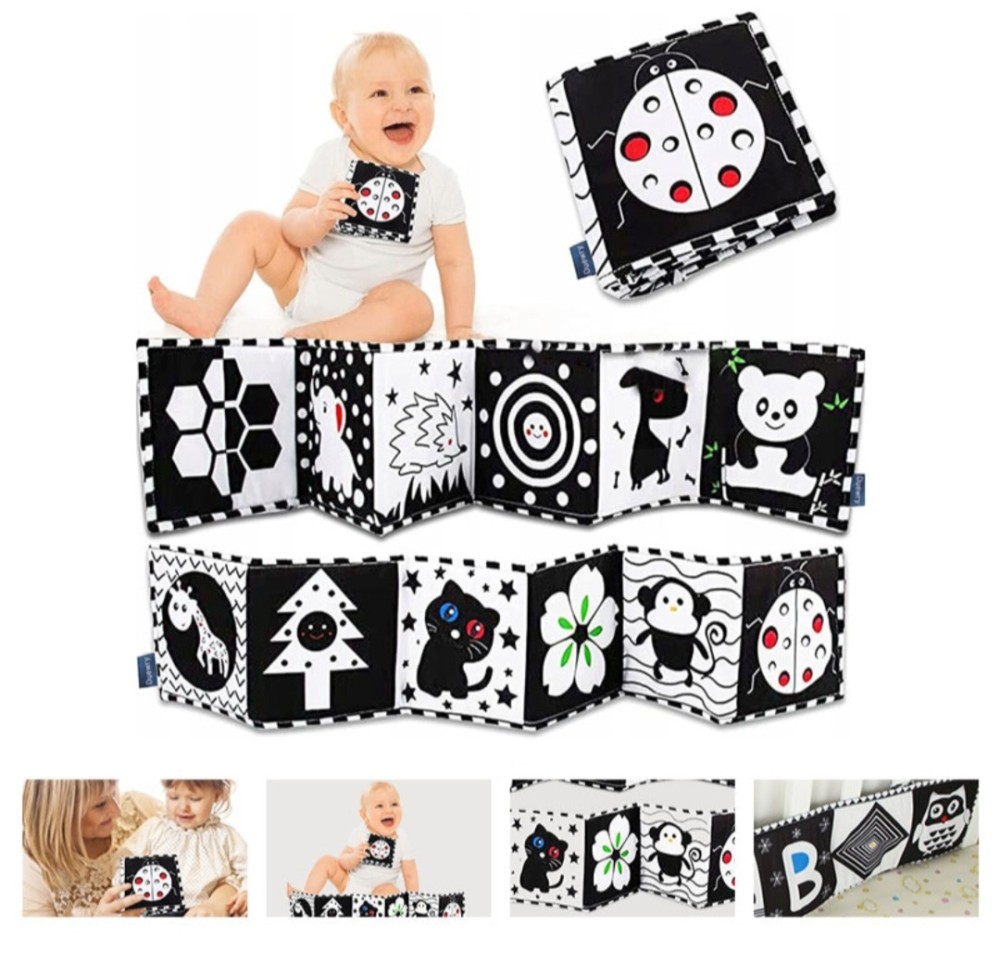 Miękka książeczka kontrastowa