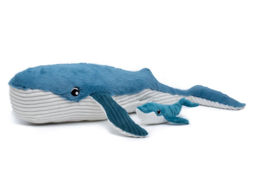 Plyšák 2v1 Velryba s miminkem 
